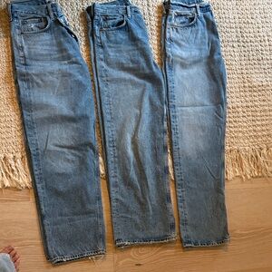 Lot of AGOLDE jeans!